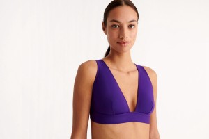 Eres Chrome Full-cup Triangle Bikini Top Dame Lilla | 28750TLAU