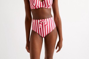 Eres Encanta High Grenadine 23e Bikini Underdele Dame Hvide Lyserød | 51798NMYT