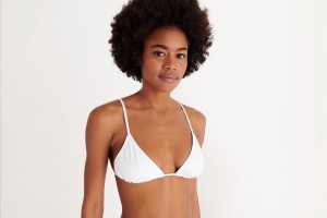 Eres Mouna Small Triangle Bikini Top Dame Hvide | 62708VGIY