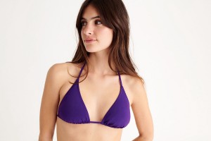 Eres Mouna Small Triangle Bikini Top Dame Lilla | 74582OEKY