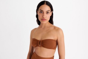 Eres Show Bandeau Bikini Top Dame Brune | 18235GZBC