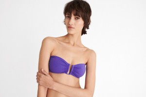 Eres Show Bandeau Bikini Top Dame Lilla | 23795OGEA