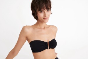 Eres Show Bandeau Bikini Top Dame Sort | 79025INUO