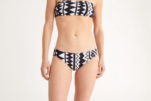 Eres Union Bikini Underdele Dame Sort Hvide | 93407MYGC