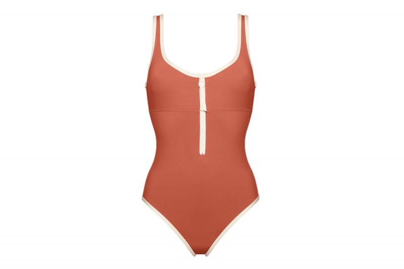 Eres Beatriz Tank/Percale One piece Dame Orange | 29581ITPH