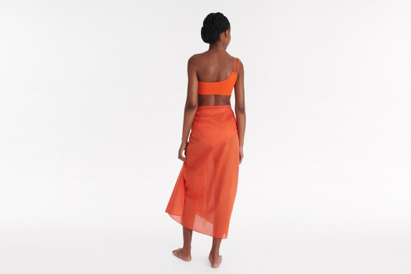 Eres Cabine 24e Sarong Dame Orange | 79052QMLH