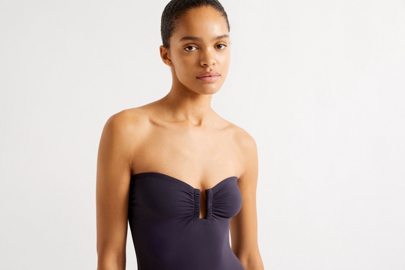 Eres Cassiopée Bustier One piece Dame Mørkeblå | 26709XVET