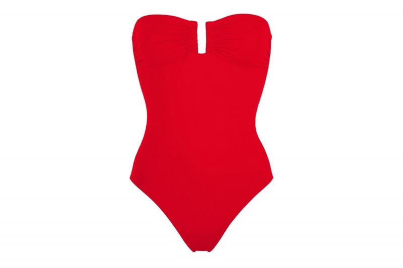 Eres Cassiopee Bustier Logo One piece Dame Rød | 23085PMKC