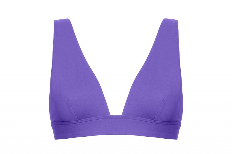 Eres Chrome Full-cup Triangle Bikini Top Dame Lilla | 90276NJIS