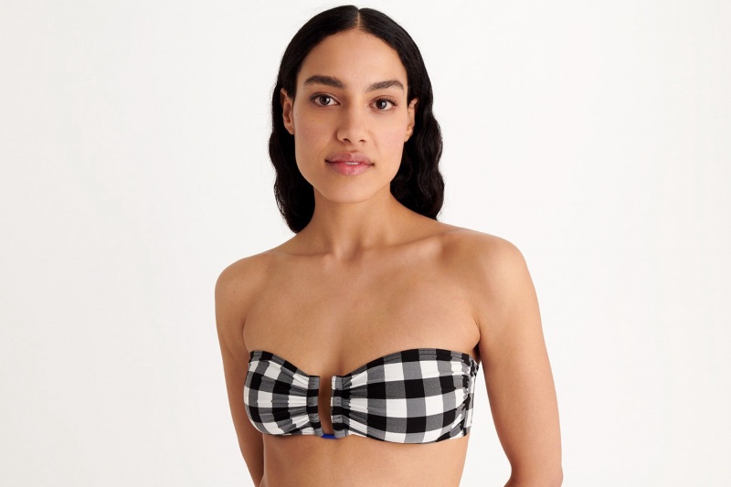 Eres Cube Bandeau 23h Bikini Top Dame Sort | 73598YBTA