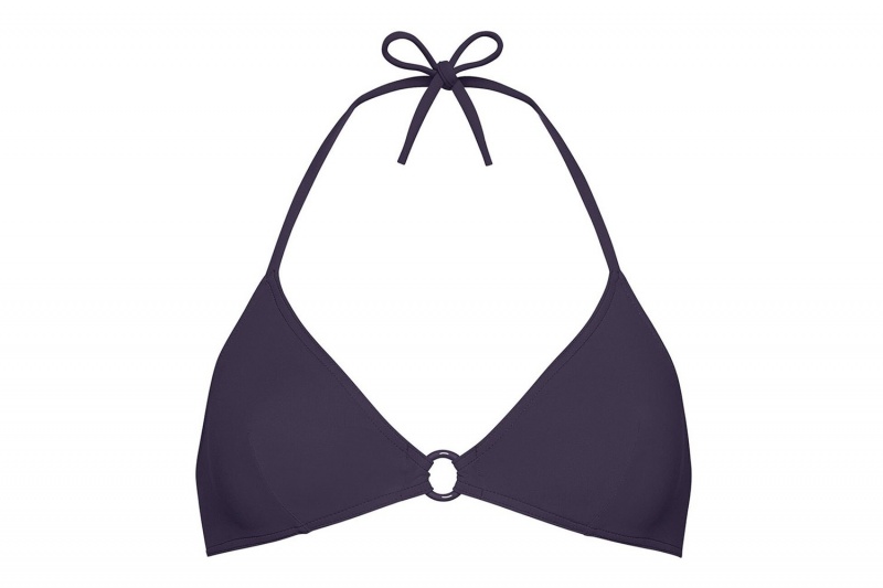 Eres Elena Small Triangle Bikini Top Dame Mørkeblå | 27653EHXD