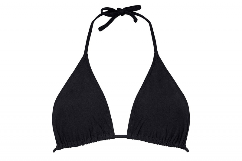 Eres Energie Small Triangle Bikini Top Dame Sort | 50327BUTA