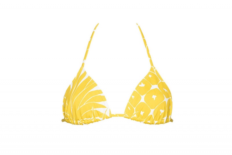 Eres Epice Small Triangle Imprime Ananas Bikini Top Dame Gul | 68513CDVP