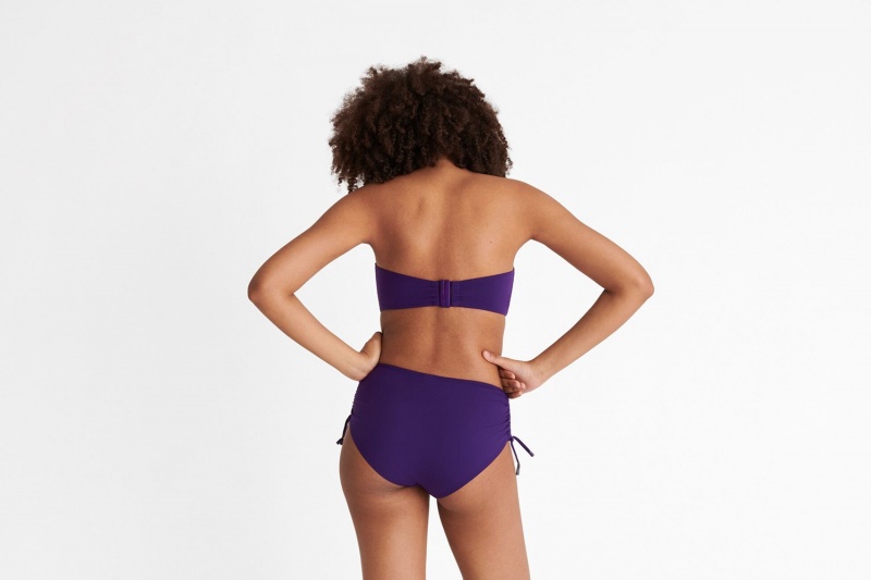 Eres Ever High-waisted Bikini Underdele Dame Lilla | 65240DICK