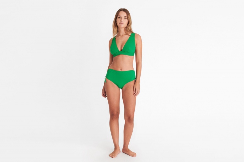 Eres Ever High-waisted Fou Bikini Underdele Dame Grøn | 96187CDQX