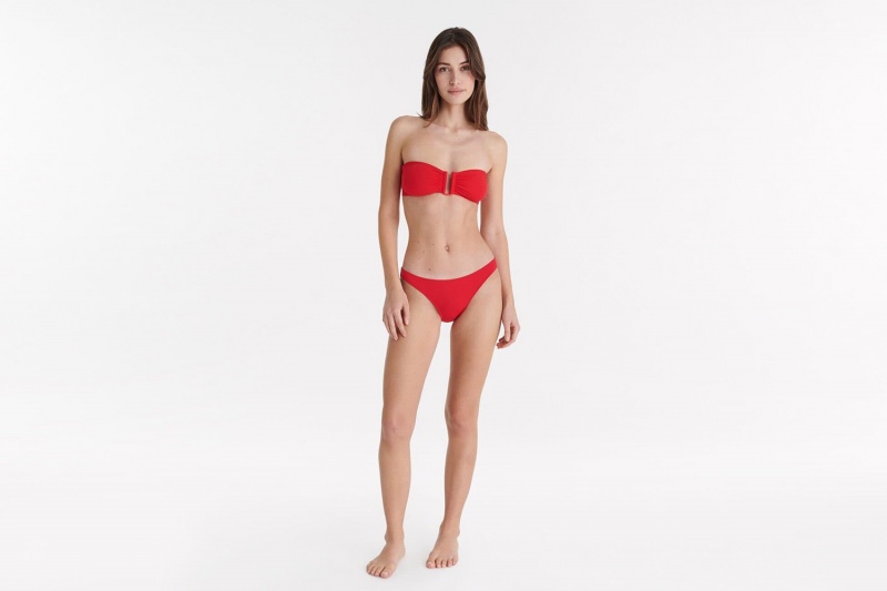 Eres Fripon Classic Logo Bikini Underdele Dame Rød | 09348ODWR