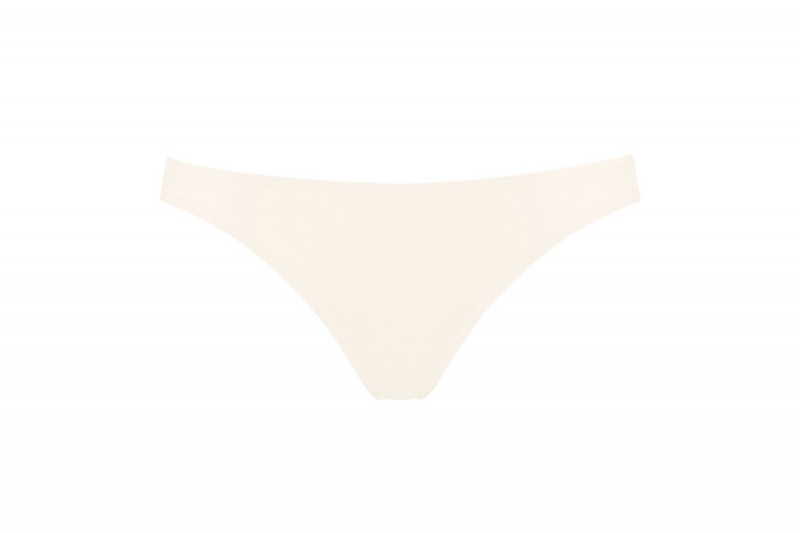 Eres Fripon Classic Percale Bikini Underdele Dame Hvide | 94065KQSP