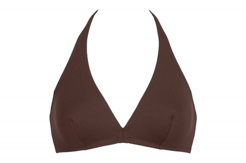 Eres Gang Full-cup Triangle 23e Bikini Top Dame Brune | 34690PVSU