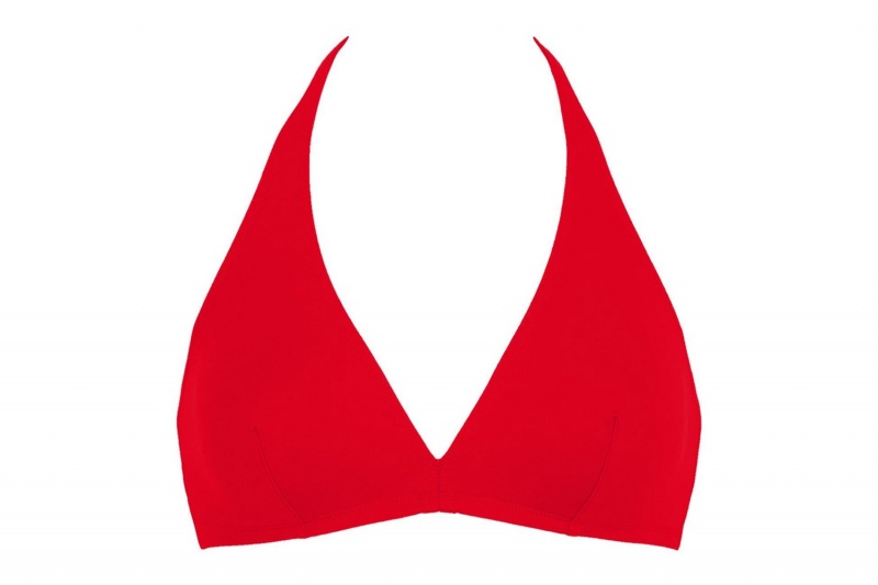 Eres Gang Full-cup Triangle Logo Bikini Top Dame Rød | 95843HQSG