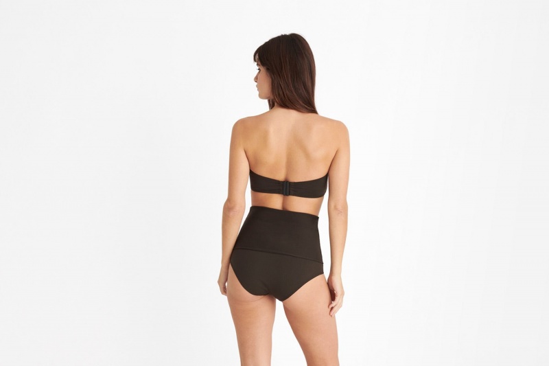 Eres Gredin High-waisted Bikini Underdele Dame Olivengrøn | 65920ODCW