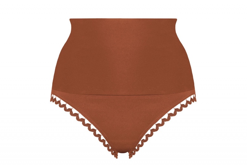 Eres Hit High-waisted Bikini Underdele Dame Brune | 02913RLIP