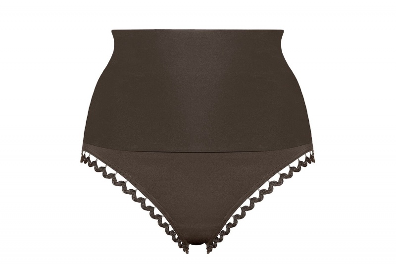 Eres Hit High-waisted Bikini Underdele Dame Olivengrøn | 03178UPMF