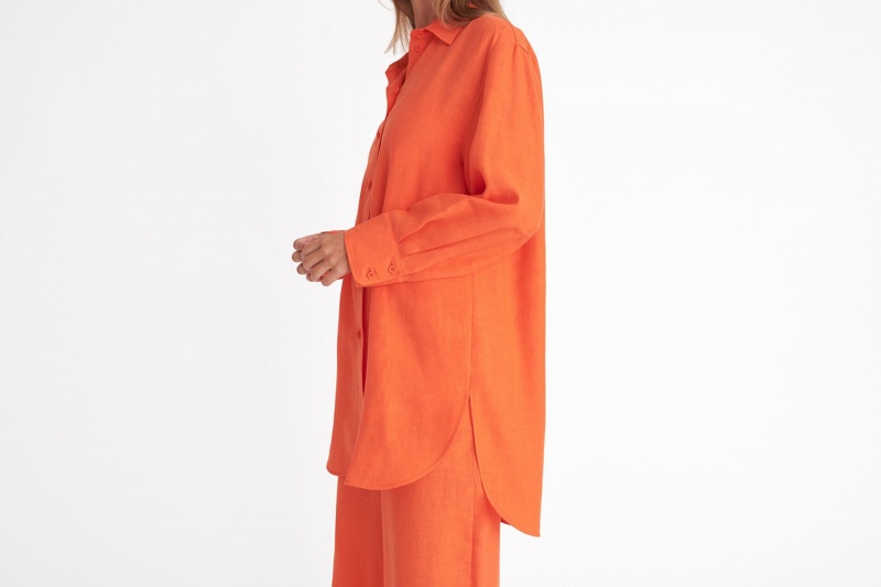 Eres Mignonette 24e Skjorte Dame Orange | 20751OGSB