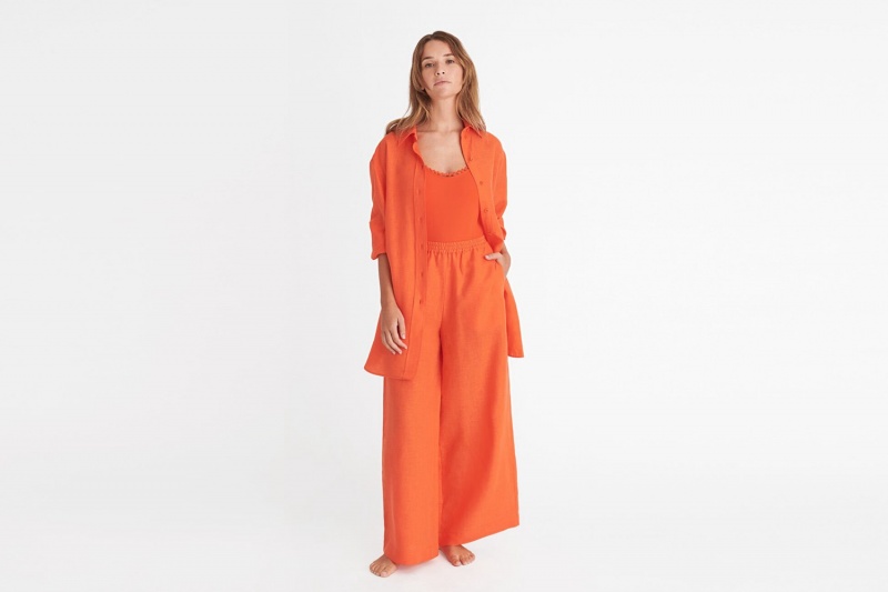 Eres Mignonette 24e Skjorte Dame Orange | 20751OGSB