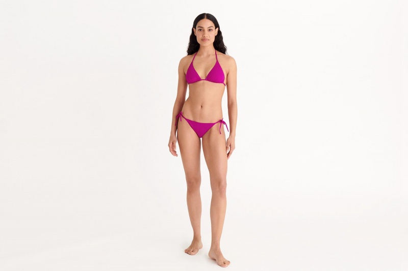 Eres Mouna Small Triangle 23h Bikini Top Dame Lyserød | 80945VZAI