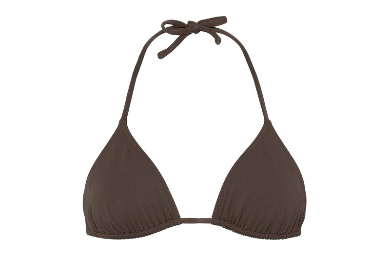 Eres Mouna Small Triangle Bikini Top Dame Olivengrøn | 68405EDGK