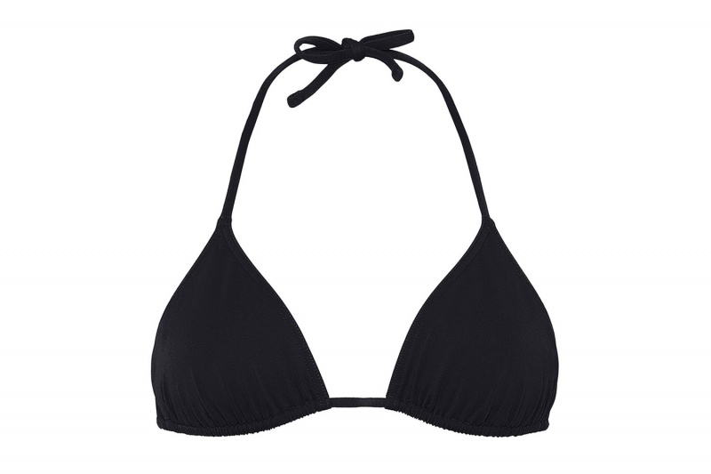 Eres Mouna Small Triangle Bikini Top Dame Sort | 93874SCJO