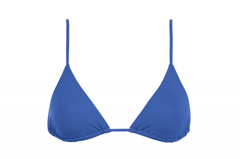 Eres Mouna Small Triangle Bikini Top Dame Blå | 84567KSHR