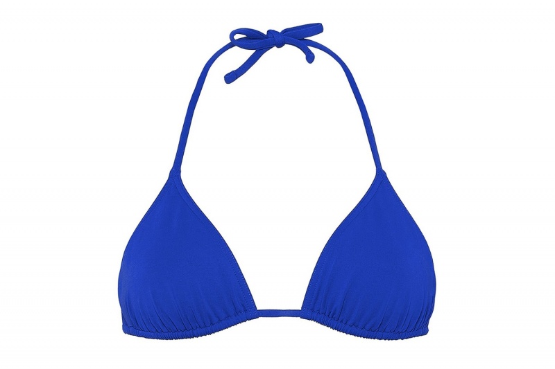 Eres Mouna Small Triangle Bikini Top Dame Indigo | 07621GYIB