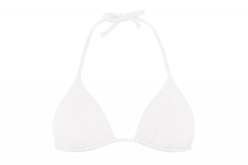 Eres Mouna Small Triangle Bikini Top Dame Hvide | 62708VGIY