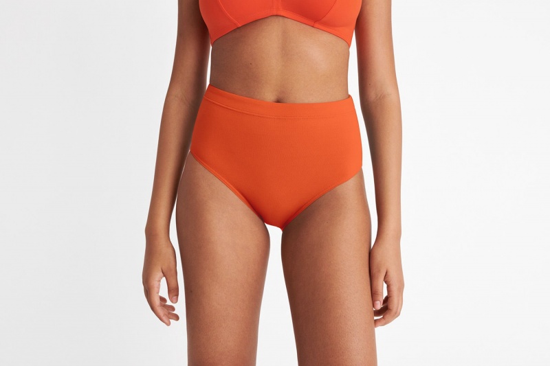 Eres Patine High-waisted 24e Bikini Underdele Dame Orange | 15296BPYL