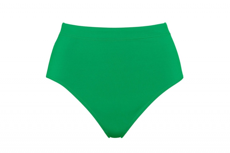 Eres Patine High-waisted Fou Bikini Underdele Dame Grøn | 29316SJPA