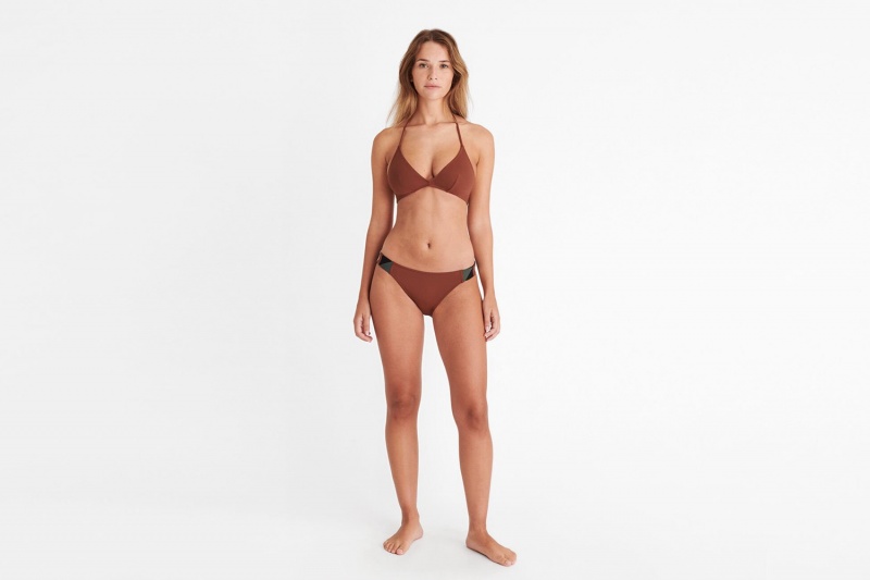 Eres Poesie Classic Medina Bikini Underdele Dame Brune | 17980MJYH