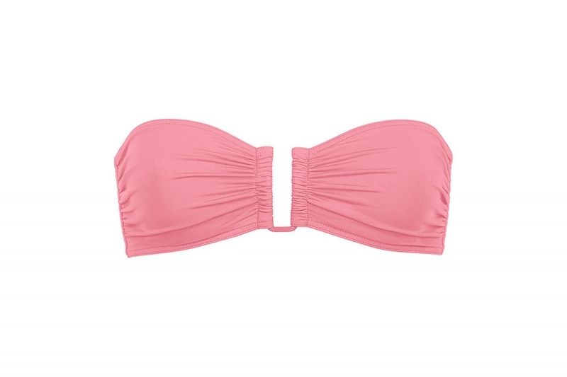 Eres Show Bandeau 23e Bikini Top Dame Lyselyserød | 15603CUNX