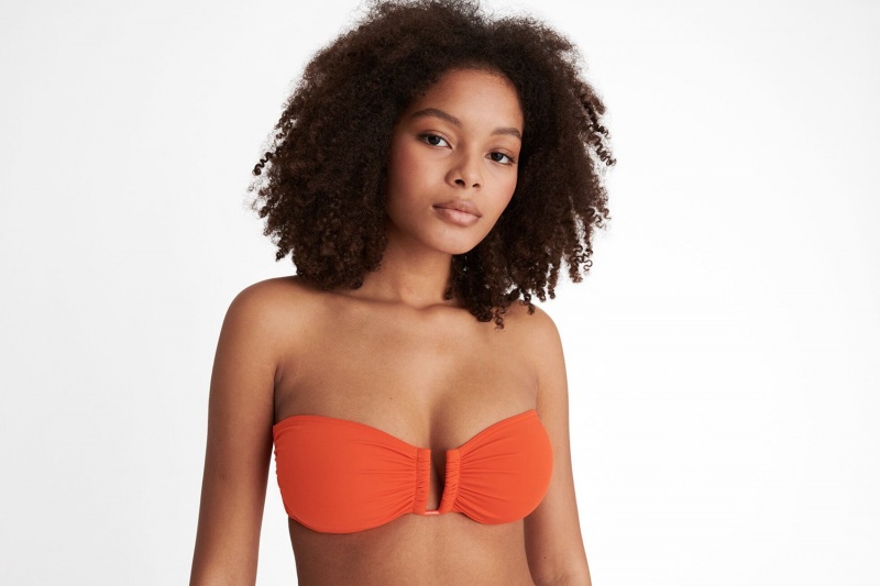 Eres Show Bandeau 24e Bikini Top Dame Orange | 48275FRSK