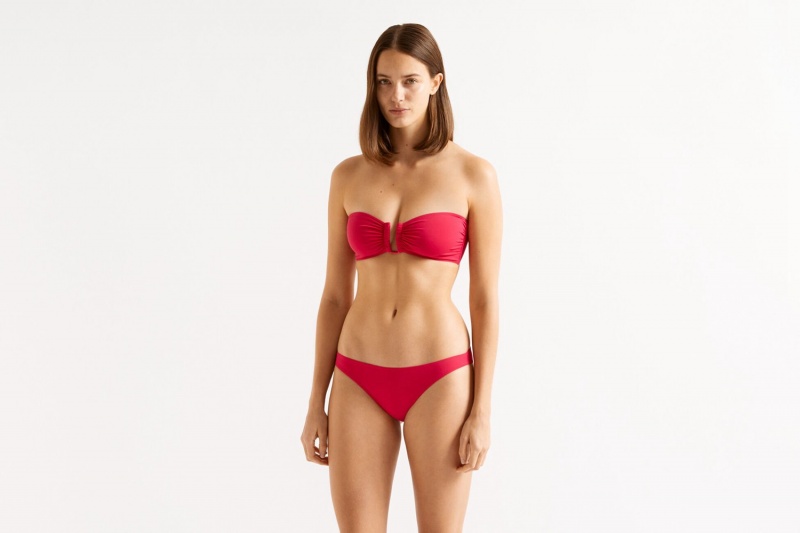 Eres Show Bandeau Grenadine 23e Bikini Top Dame Rød | 05213YXJE