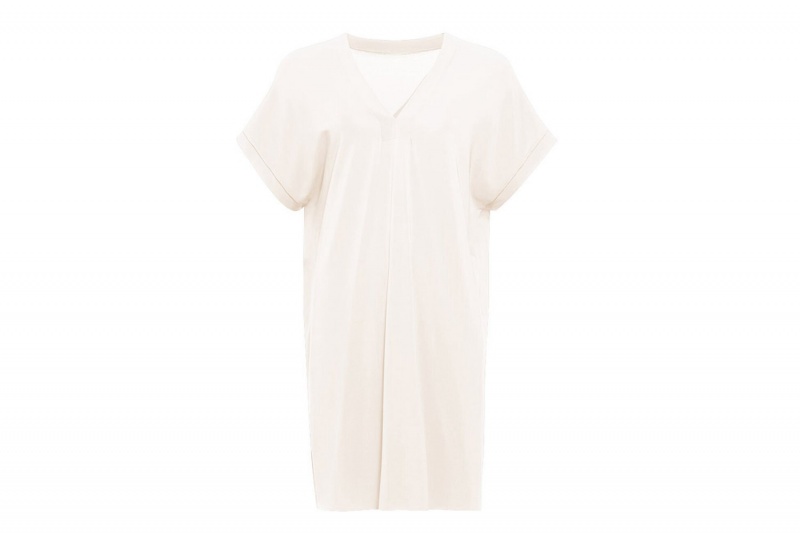 Eres Tali Kort-tunic Percale Sarong Dame Hvide | 06912RDCK