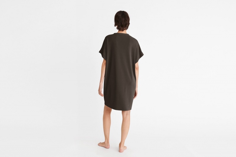 Eres Tali Kort-tunic Sarong Dame Olivengrøn | 89751DTJW